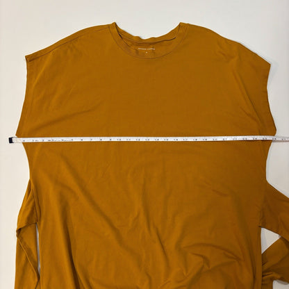 Universal Standard Misa Jersey Front Tie Dress Yellow Mustard - 2X