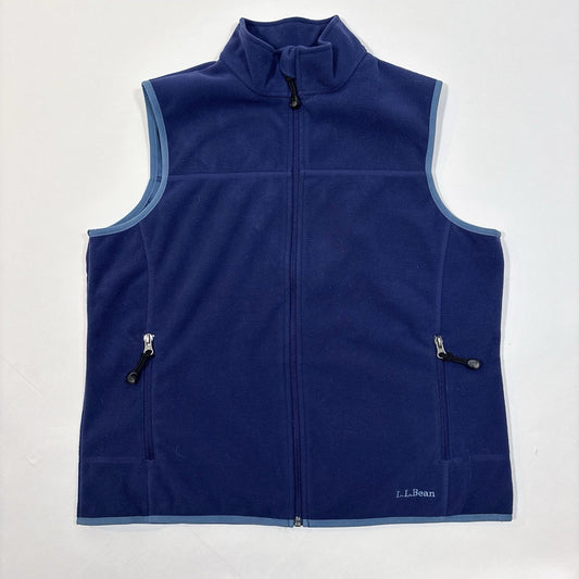 LL bean Women’s Polartec Fleece Vest Navy Blue - M