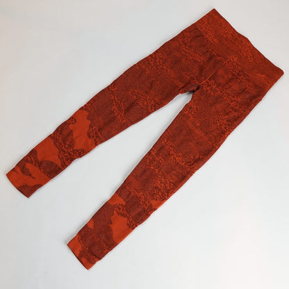 Gymshark Seamless Leggings Red/Orange Adapt Camo - S