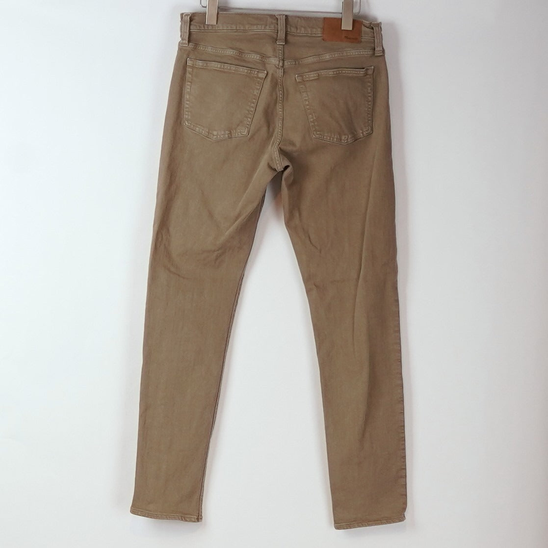 Madewell Athletic Slim Jeans Olive Green Khaki - 32 x 32