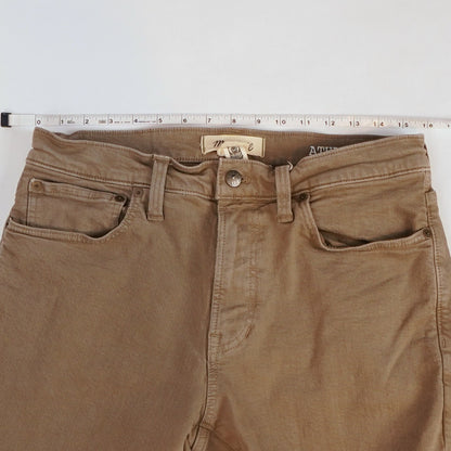 Madewell Athletic Slim Jeans Olive Green Khaki - 32 x 32