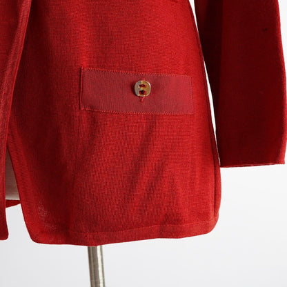 Salvatore Ferragamo Wool Cardigan - M - Vintage 90's