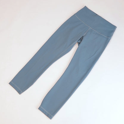 Lululemon Wunder Train Leggings High Rise Crop 23" Dusty Blue - 6