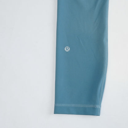Lululemon Wunder Train Leggings High Rise Crop 23" Dusty Blue - 6
