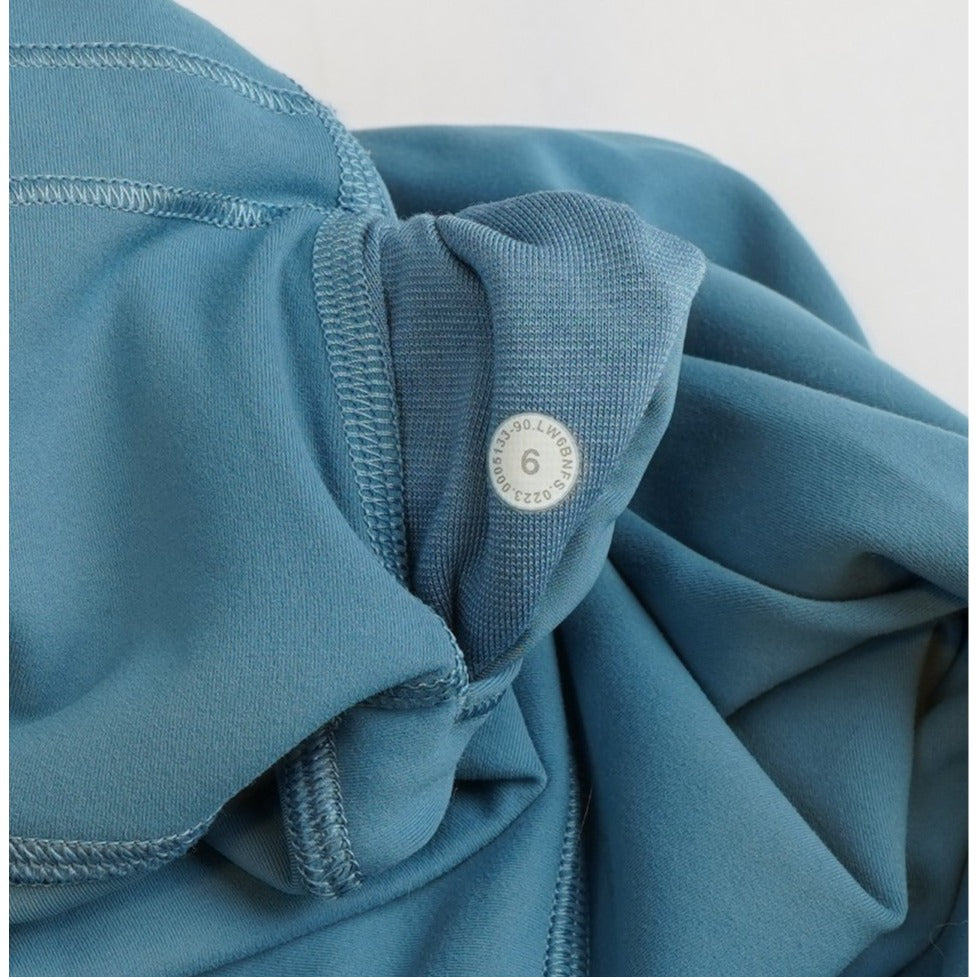 Lululemon Wunder Train Leggings High Rise Crop 23" Dusty Blue - 6