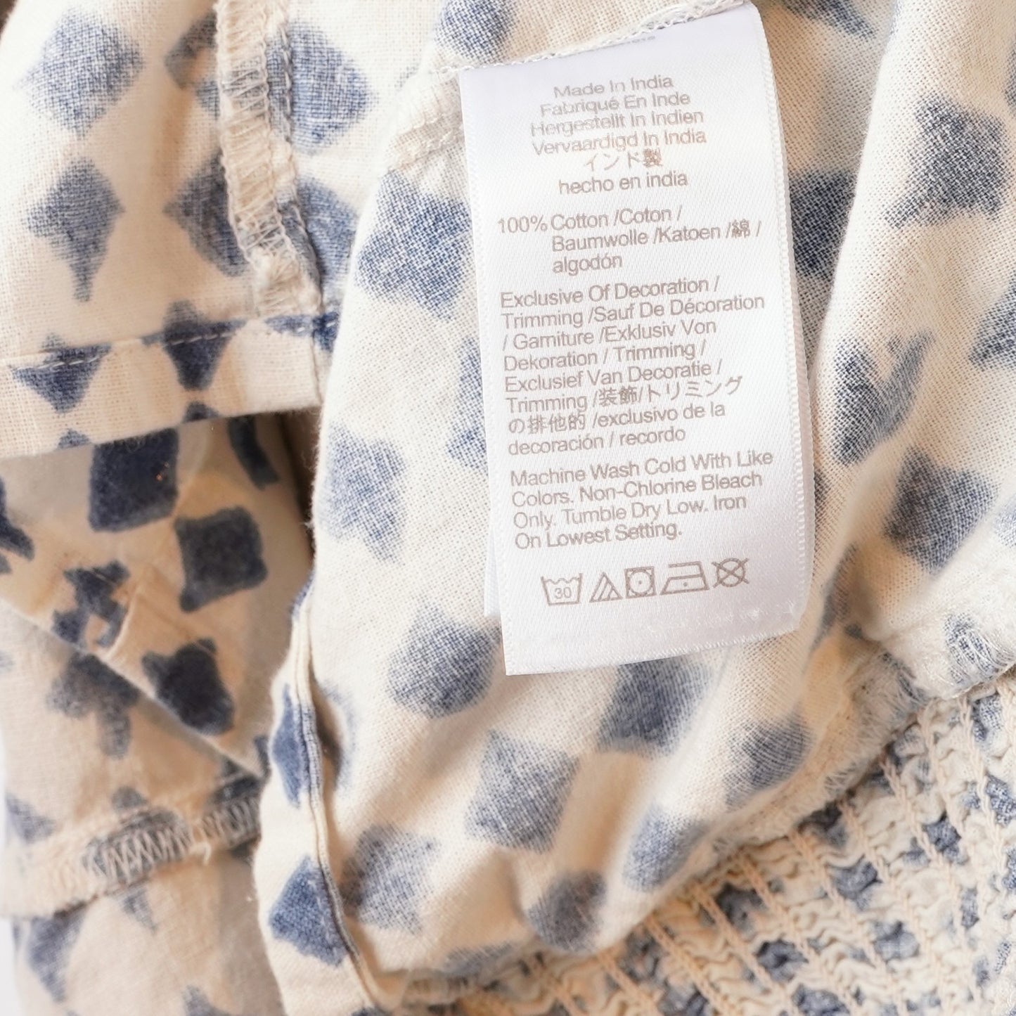 Madewell Shibori-Print V-Back Cotton Top - 4
