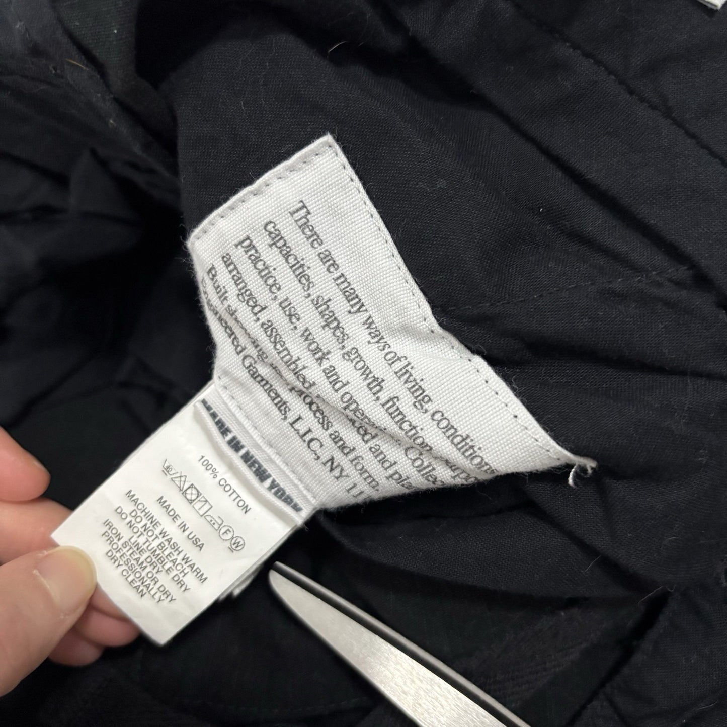 Engineered Garments FA Cargo Pants Black Cotton Ripstop *Imperfect -  XL