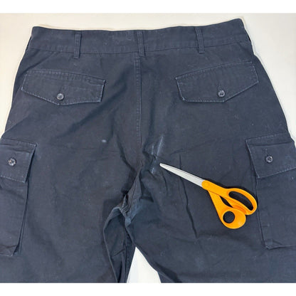 Engineered Garments FA Cargo Pants Black Cotton Ripstop *Imperfect -  XL