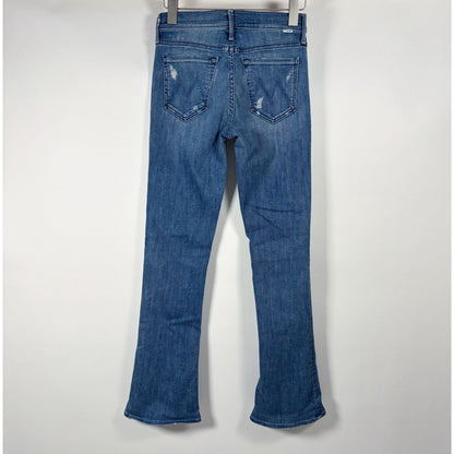 MOTHER The Runaway Jeans Low-Mid Rise Slender Flare Medium Wash - 26