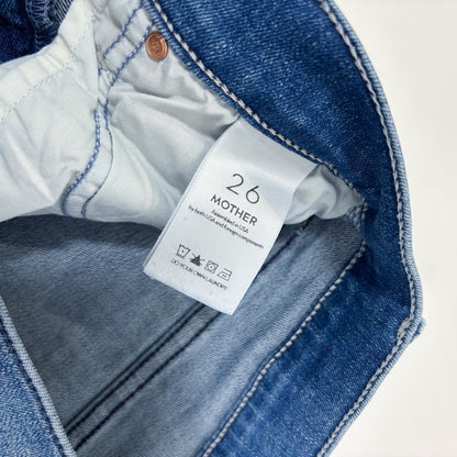 MOTHER The Runaway Jeans Low-Mid Rise Slender Flare Medium Wash - 26
