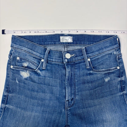 MOTHER The Runaway Jeans Low-Mid Rise Slender Flare Medium Wash - 26