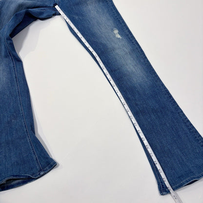 MOTHER The Runaway Jeans Low-Mid Rise Slender Flare Medium Wash - 26