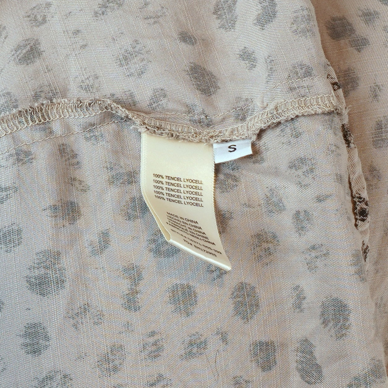 Cloth & Stone Animal Leopard Maxi Shirtdress - S