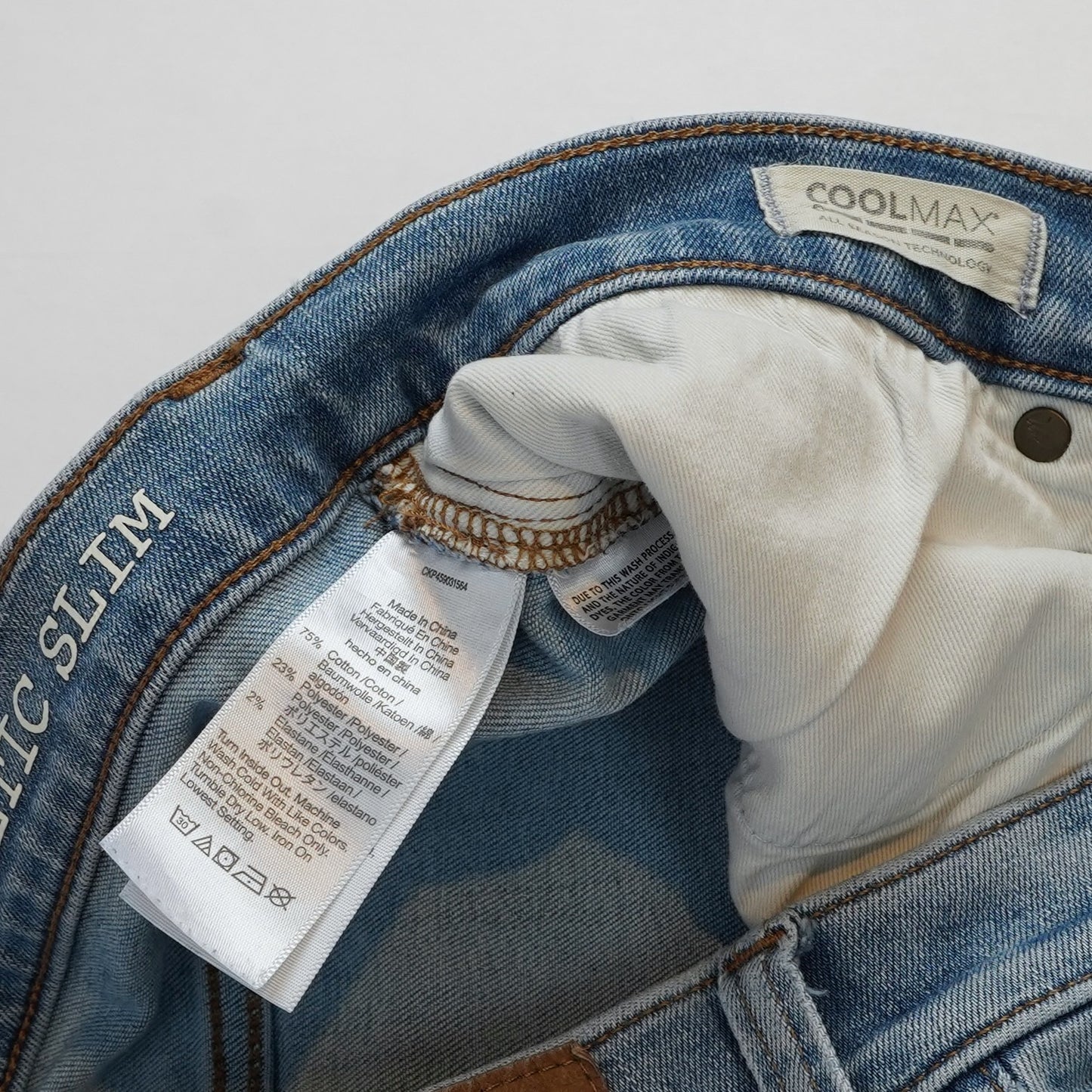 Madewell Athletic Slim Jeans Light Wash - 32 x 32