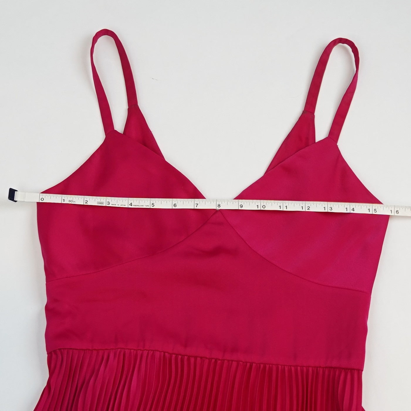 Polo Ralph Lauren V-Neck Pleated Midi Dress Pink - 4