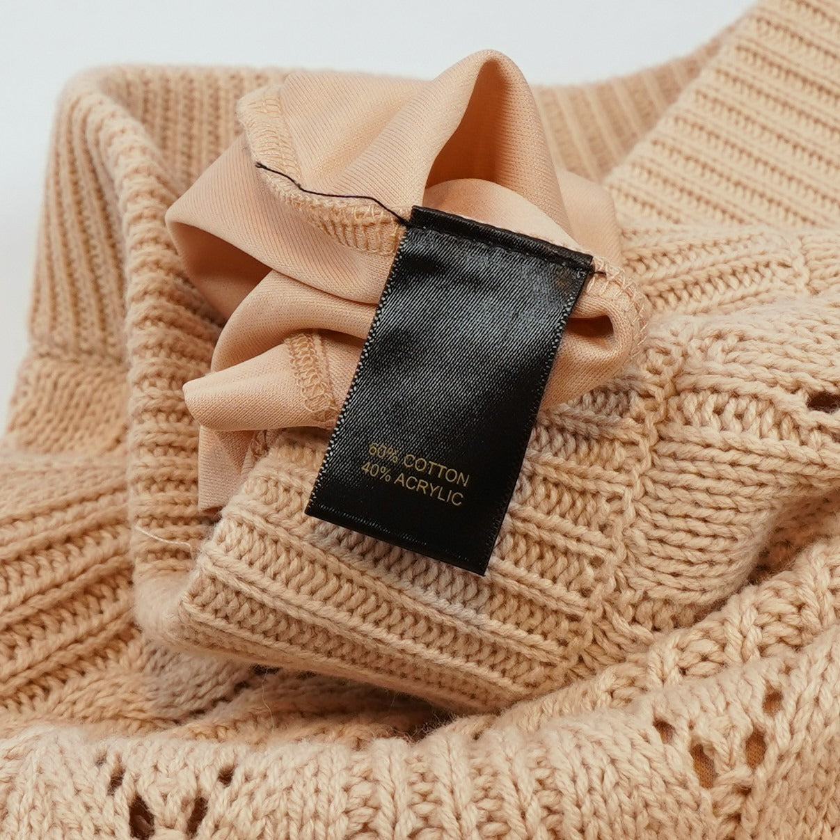 House of Harlow Crochet Knit Midi Skirt Cream - XS