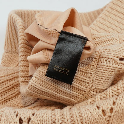 House of Harlow Crochet Knit Midi Skirt Cream - XS