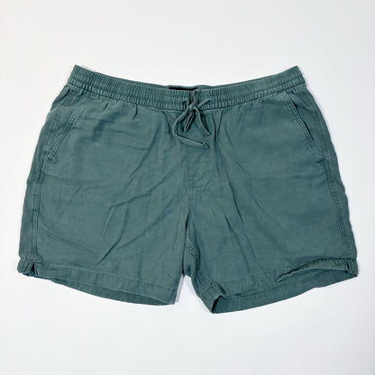 Abercrombie & Fitch Pull On Shorts Sage Green Cotton - XXL