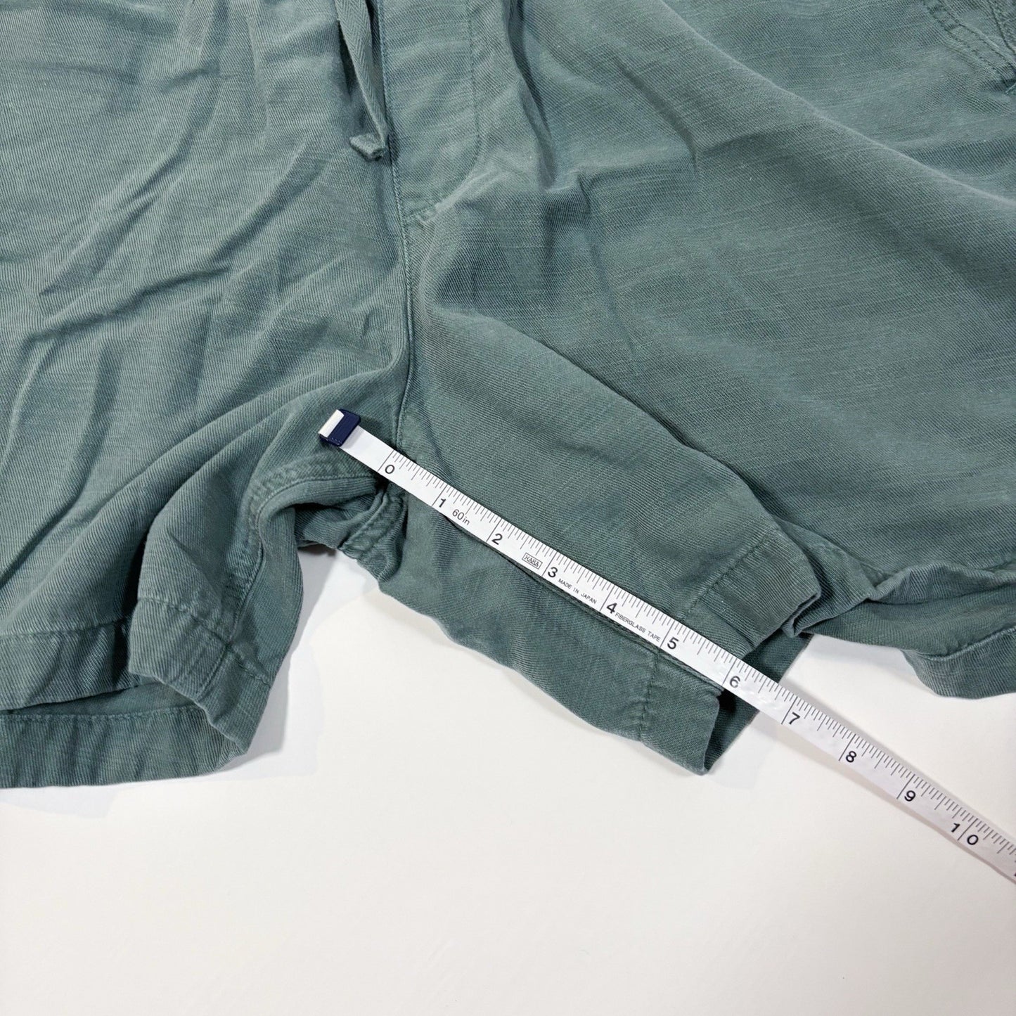 Abercrombie & Fitch Pull On Shorts Sage Green Cotton - XXL