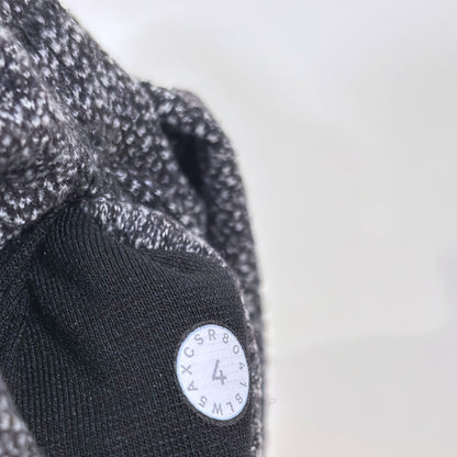 Lululemon Wunder Under High Rise Legging Heathered Gray Black Knit Yoga - 4
