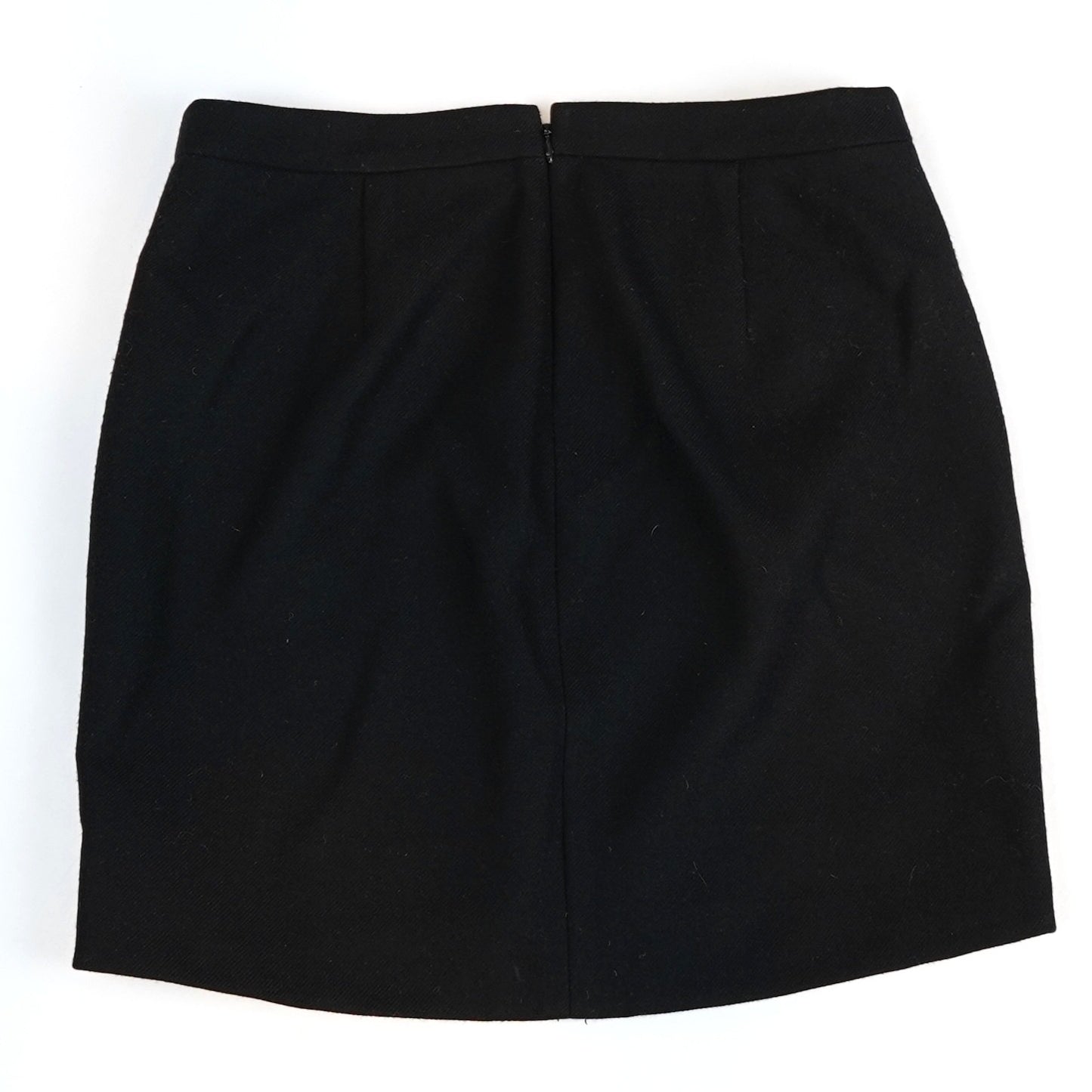 J Crew Classic Black Wool Mini Skirt - 2