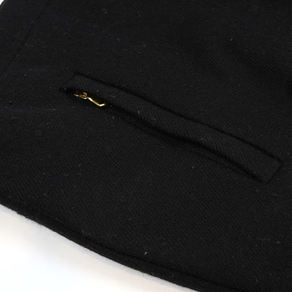 J Crew Classic Black Wool Mini Skirt - 2