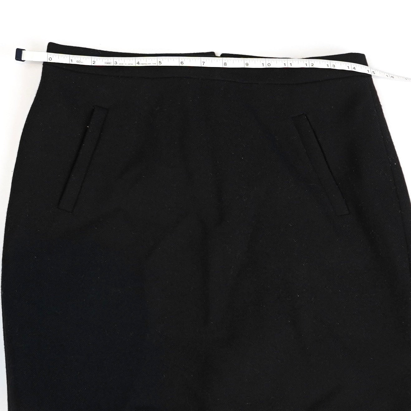 J Crew Classic Black Wool Mini Skirt - 2