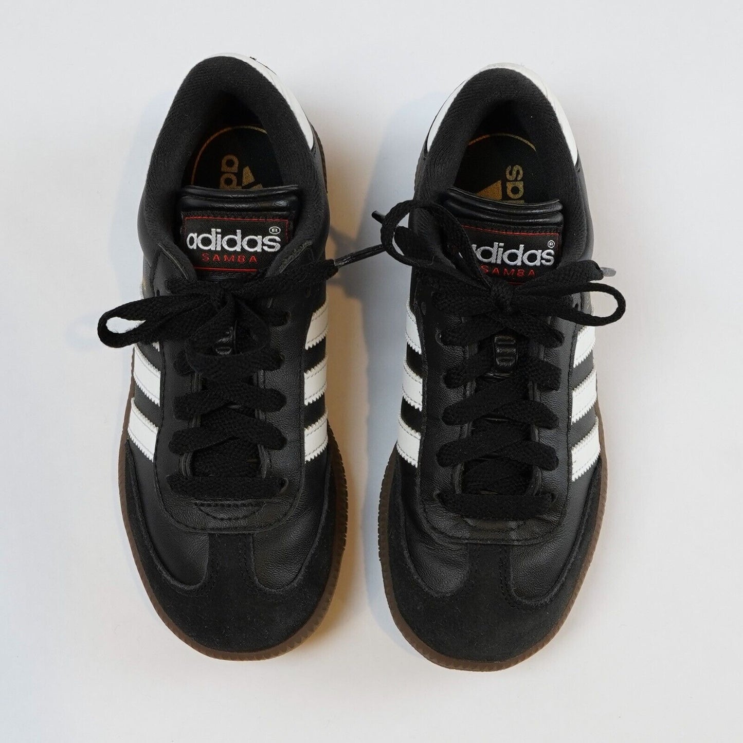 Adidas Samba Kids Indoor Sneaker Black/White/Gum - Youth 2