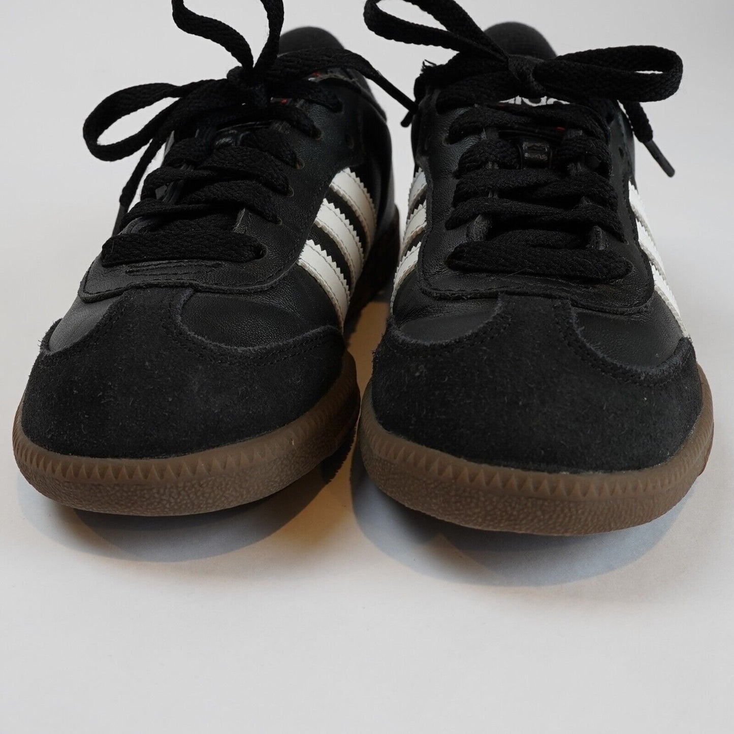 Adidas Samba Kids Indoor Sneaker Black/White/Gum - Youth 2