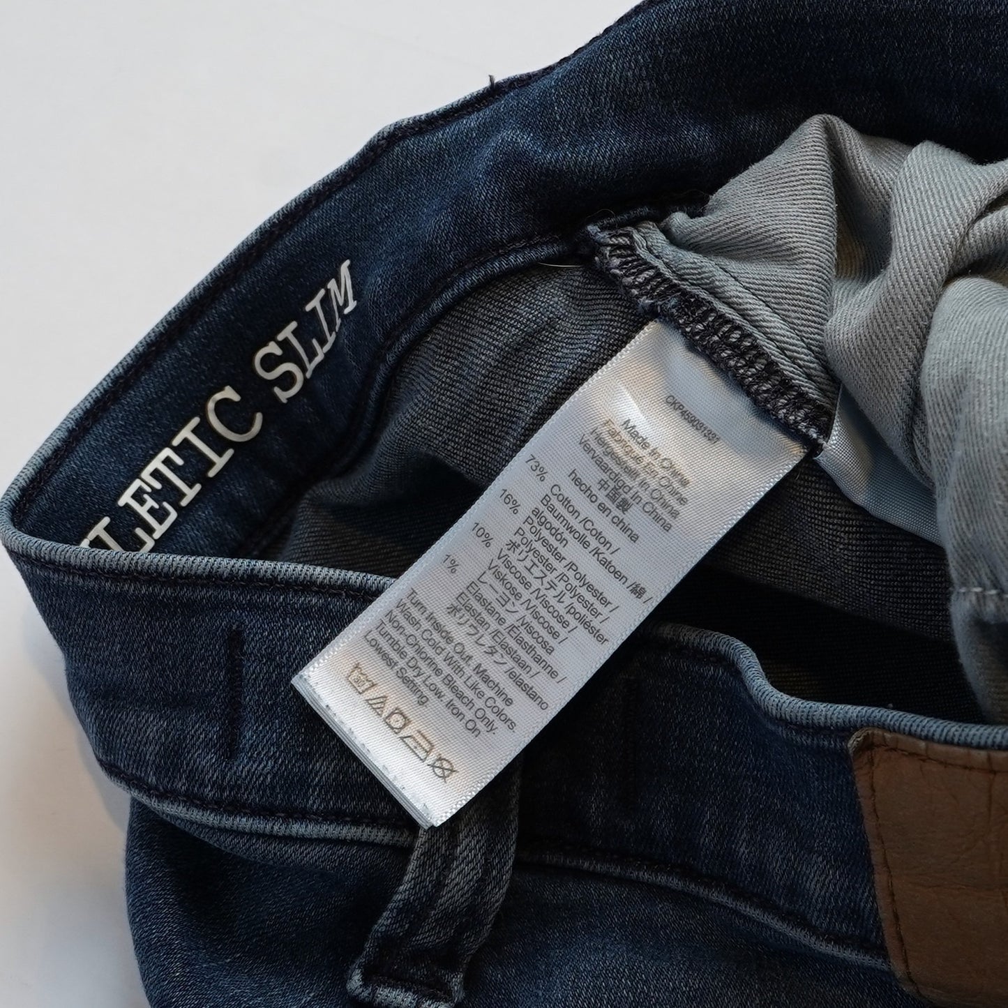 Madewell Athletic Slim Jeans Dark Wash Denim - 32 x 32