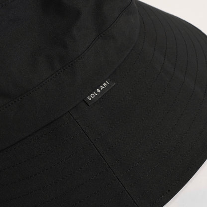 Solbari Wide Brim Sun Hat Black -  L/XL