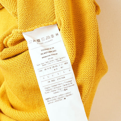 Weekend Max Mara Barbara Knit Layered Dress Mustard Yellow - L