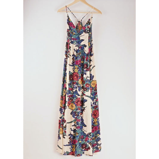 Free People Through The Vine Maxi Slip Dress - XS