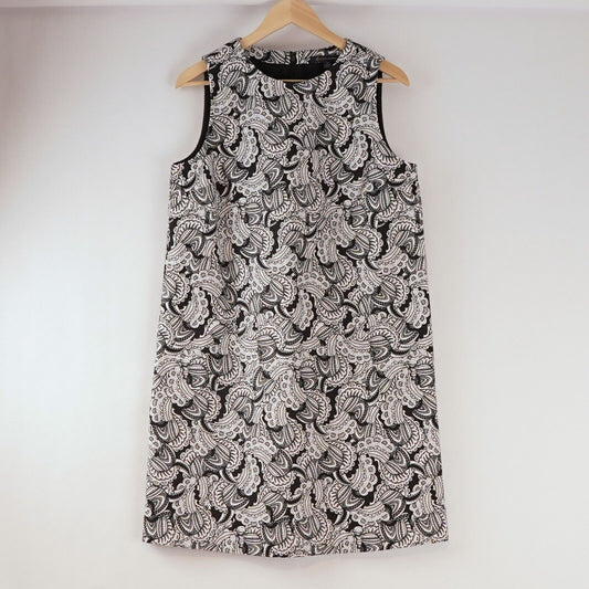 Brooks Brothers Sheath Dress Black White - 10