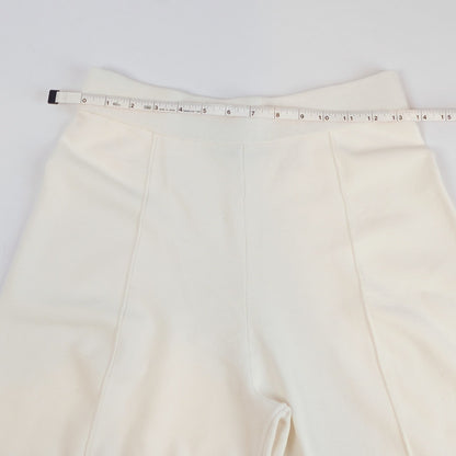 WYETH White Wide Leg Knit Pants - M