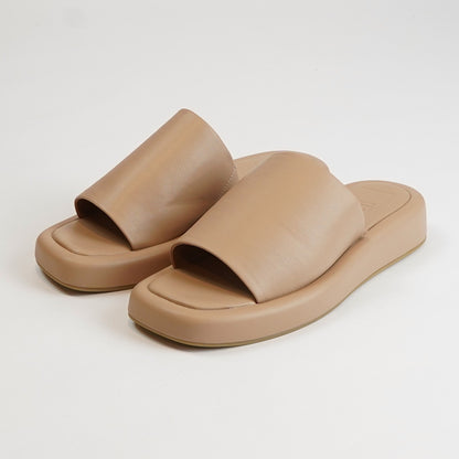 Dolce Vita Rosco Slide Sandals Cafe Brown Beige - 9.5