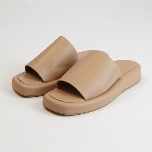 Dolce Vita Rosco Slide Sandals Cafe Brown Beige - 9.5