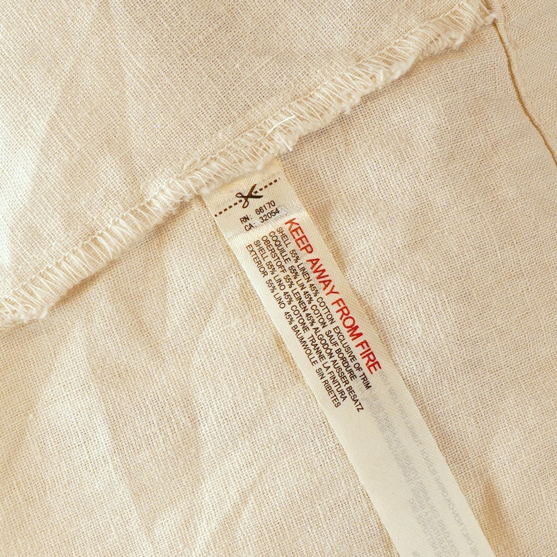 Free People Cotton-Linen Strapless Mini Dress - M