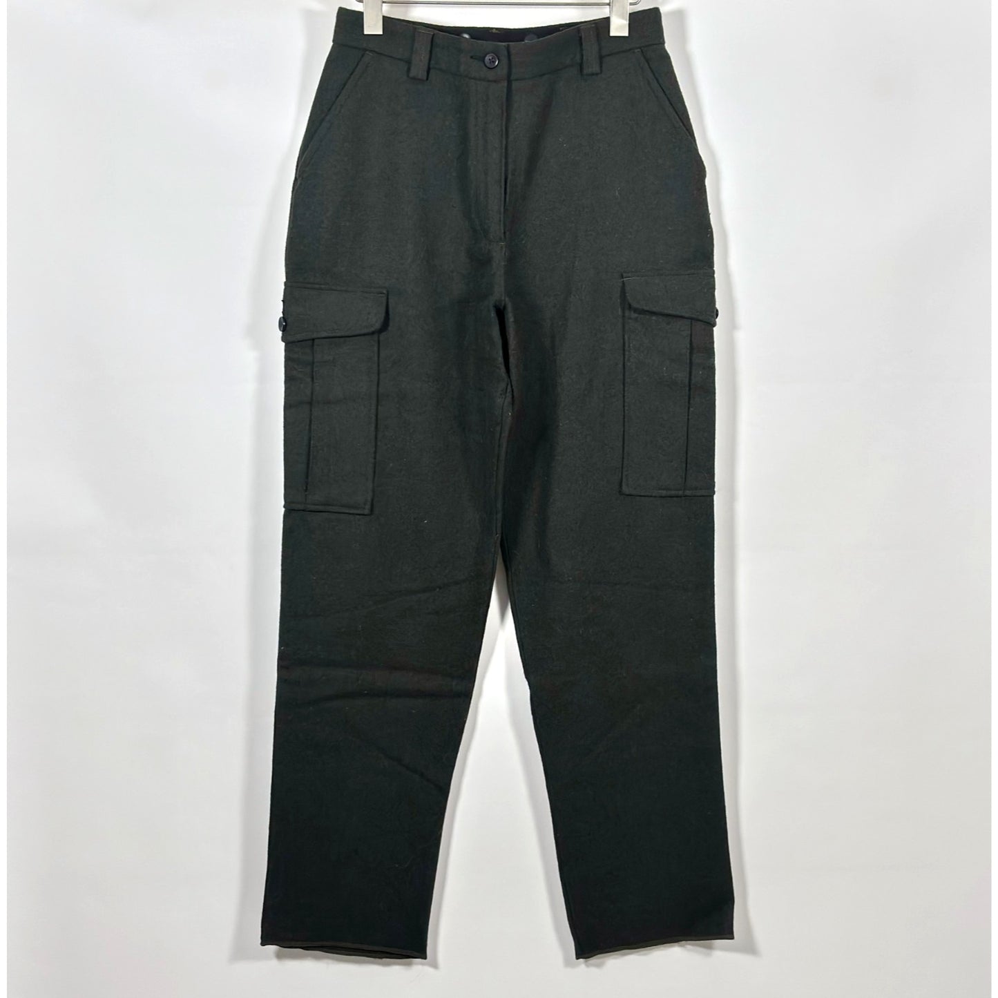 Vintage LL Bean Women's Wind Stopper Cargo Wool Hunting Field Heavy Pants - 10