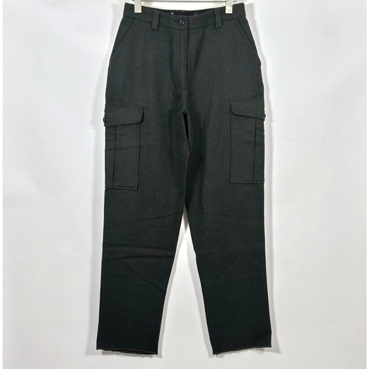 Vintage LL Bean Women's Wind Stopper Cargo Wool Hunting Field Heavy Pants - 10