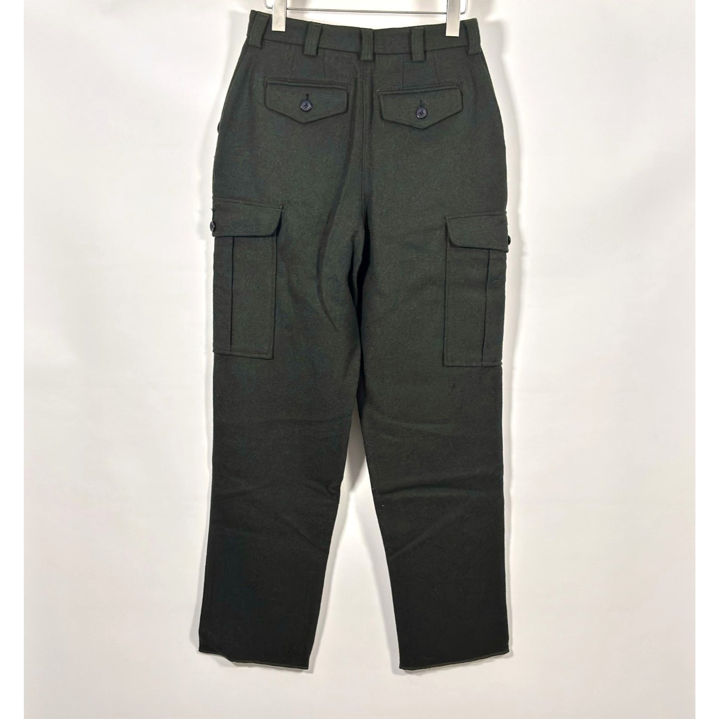 Vintage LL Bean Women's Wind Stopper Cargo Wool Hunting Field Heavy Pants - 10