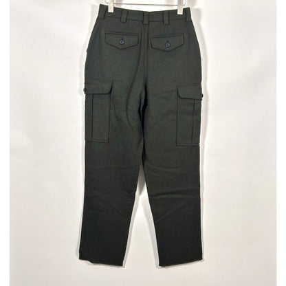 Vintage LL Bean Women's Wind Stopper Cargo Wool Hunting Field Heavy Pants - 10