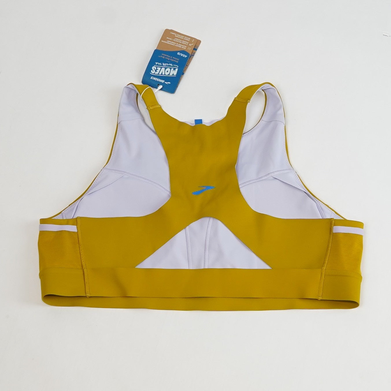 Brooks Drive 3 Pocket Sports Bra Golden Hour Violet Dash - 40 A/B