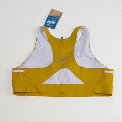 Brooks Drive 3 Pocket Sports Bra Golden Hour Violet Dash - 40 A/B