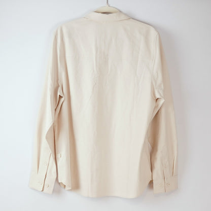 Lululemon LuluLinen Long-Sleeve Button Down Shirt Light Ivory - M