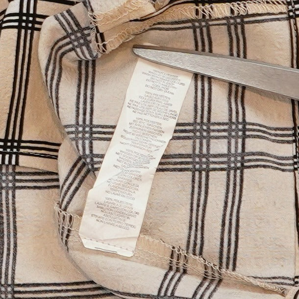 Nasty Gal Beige Tartan Plaid Mini Skirt - 4