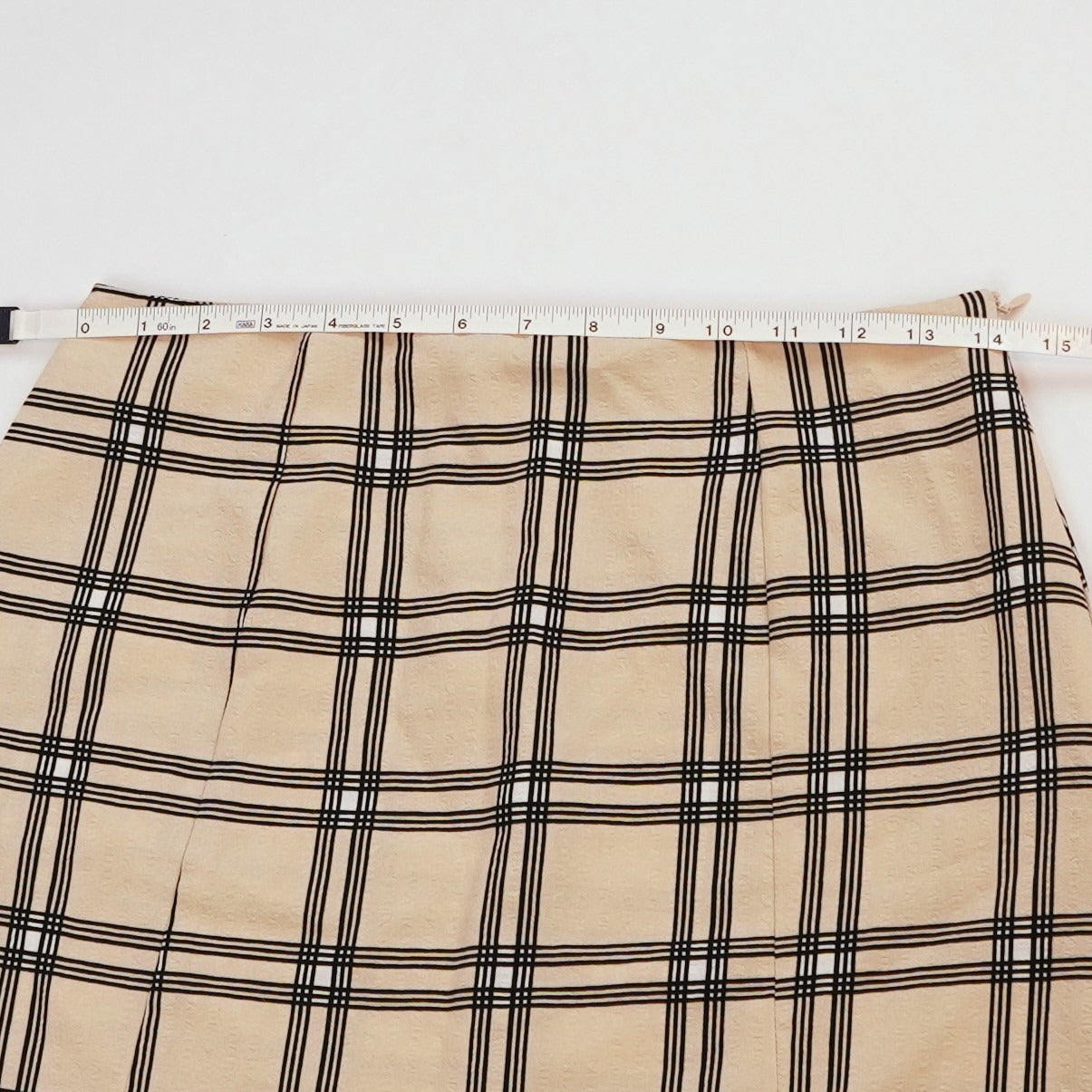 Nasty Gal Beige Tartan Plaid Mini Skirt - 4