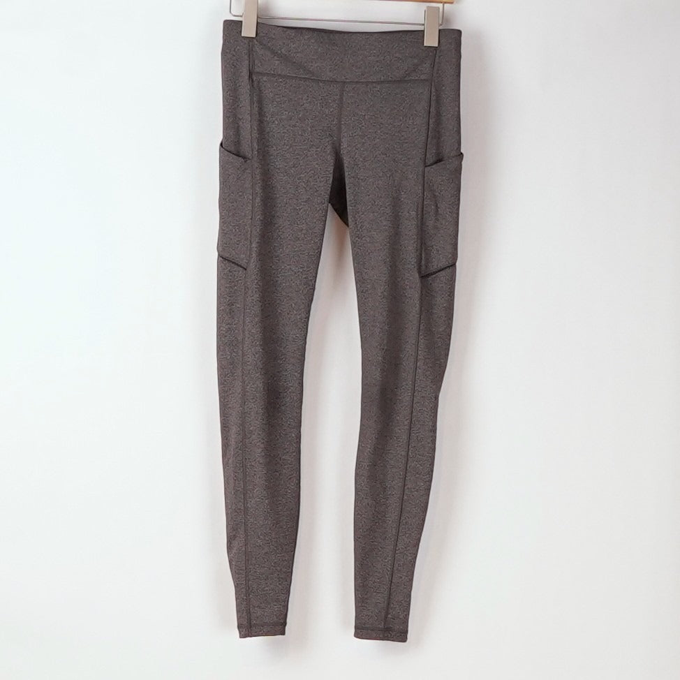 Lululemon Speed Up Tight *28" Luxtreme Heathered Grey Black - 8