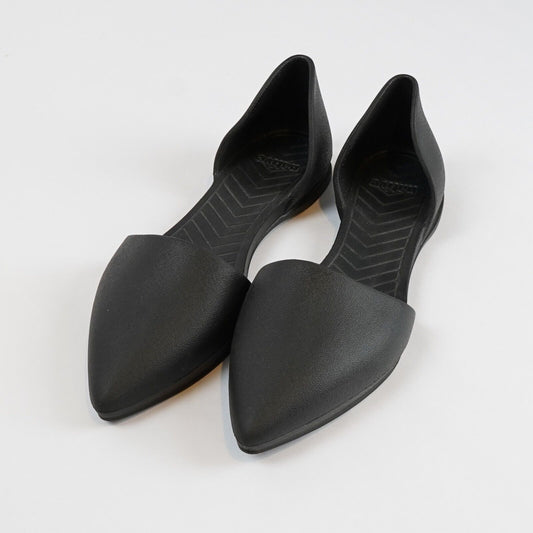 Native Audrey D'Orsay Pointed Toe Flats Black - 8