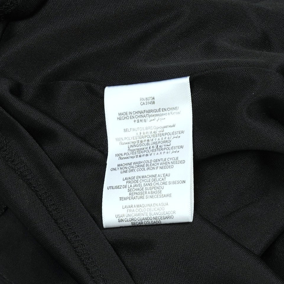 BCBGeneration One Shoulder Ruffle Hem Mini Dress Black - 4